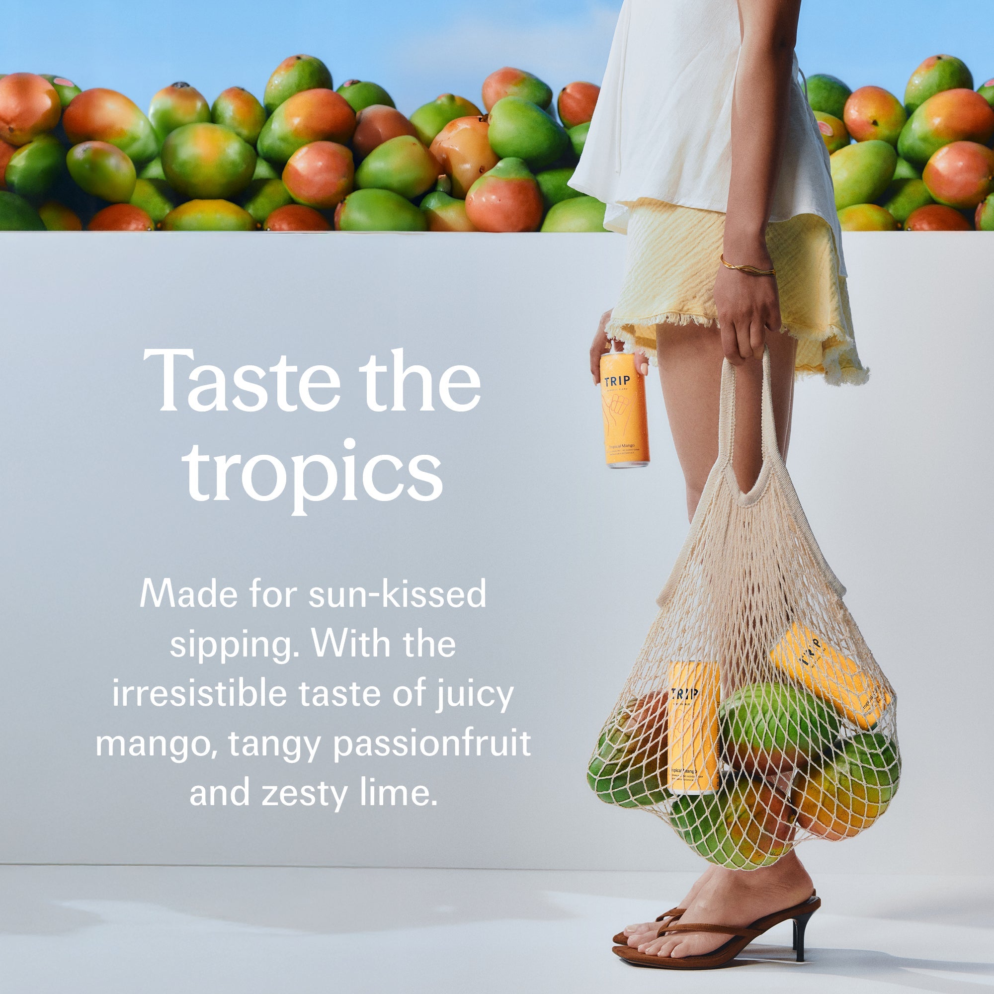 Trip Tropical Mango Magnesium Sparkling Drink