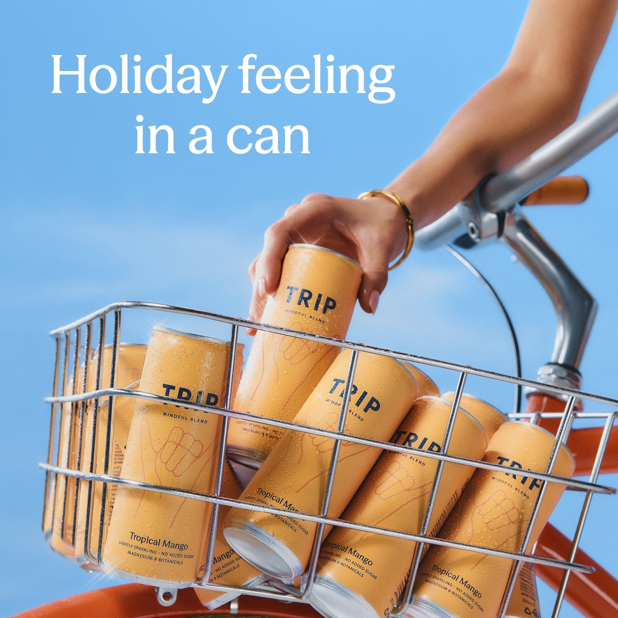 Trip Tropical Mango Magnesium Sparkling Drink