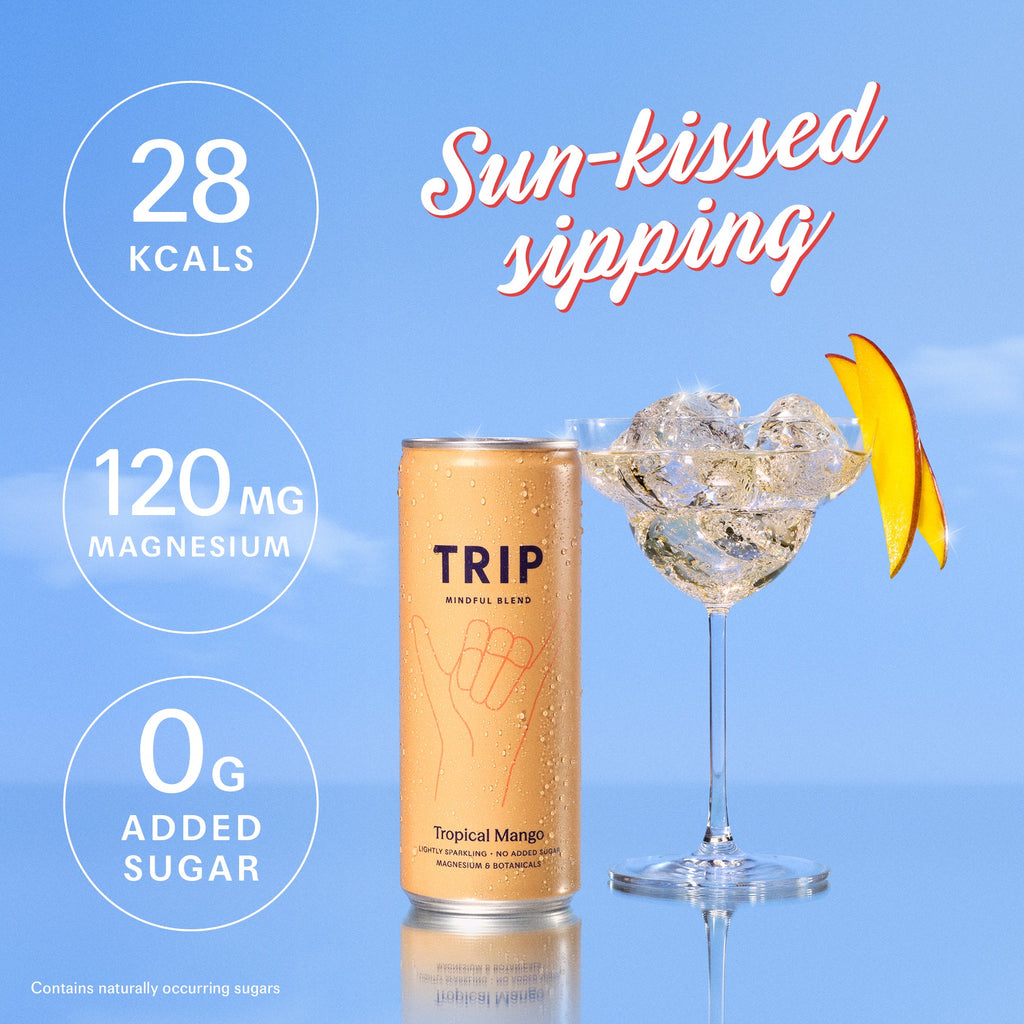 Trip Tropical Mango Magnesium Sparkling Drink