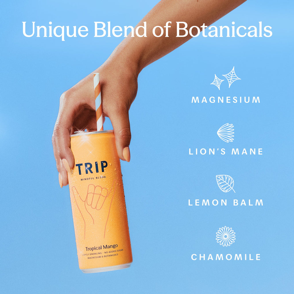 Trip Tropical Mango Magnesium Sparkling Drink