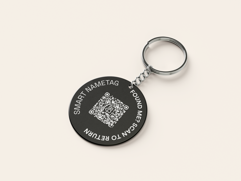 Boomerang Keyring 3 Tags - 2.5cm Coin-Size Tracker Tags