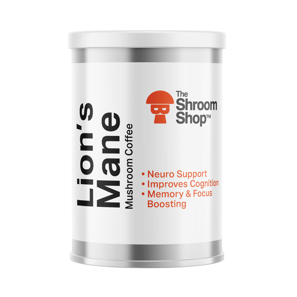 The Shroom Shop Mushroom Coffee with Pure Mushroom Extracts for Brain and Immune Support