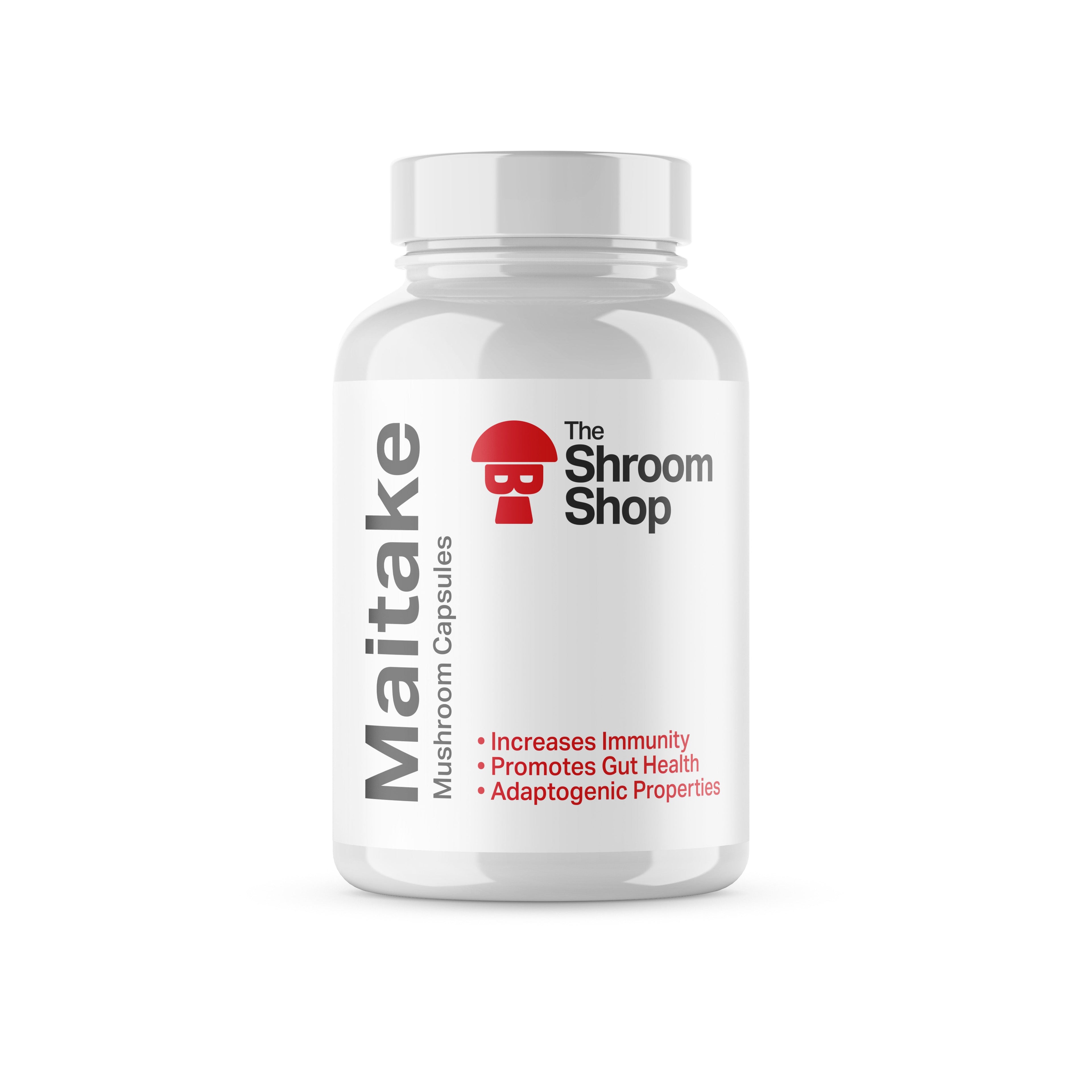 The Shroom Shop Premium Mushroom Capsules with Superfood Extracts for Wellness