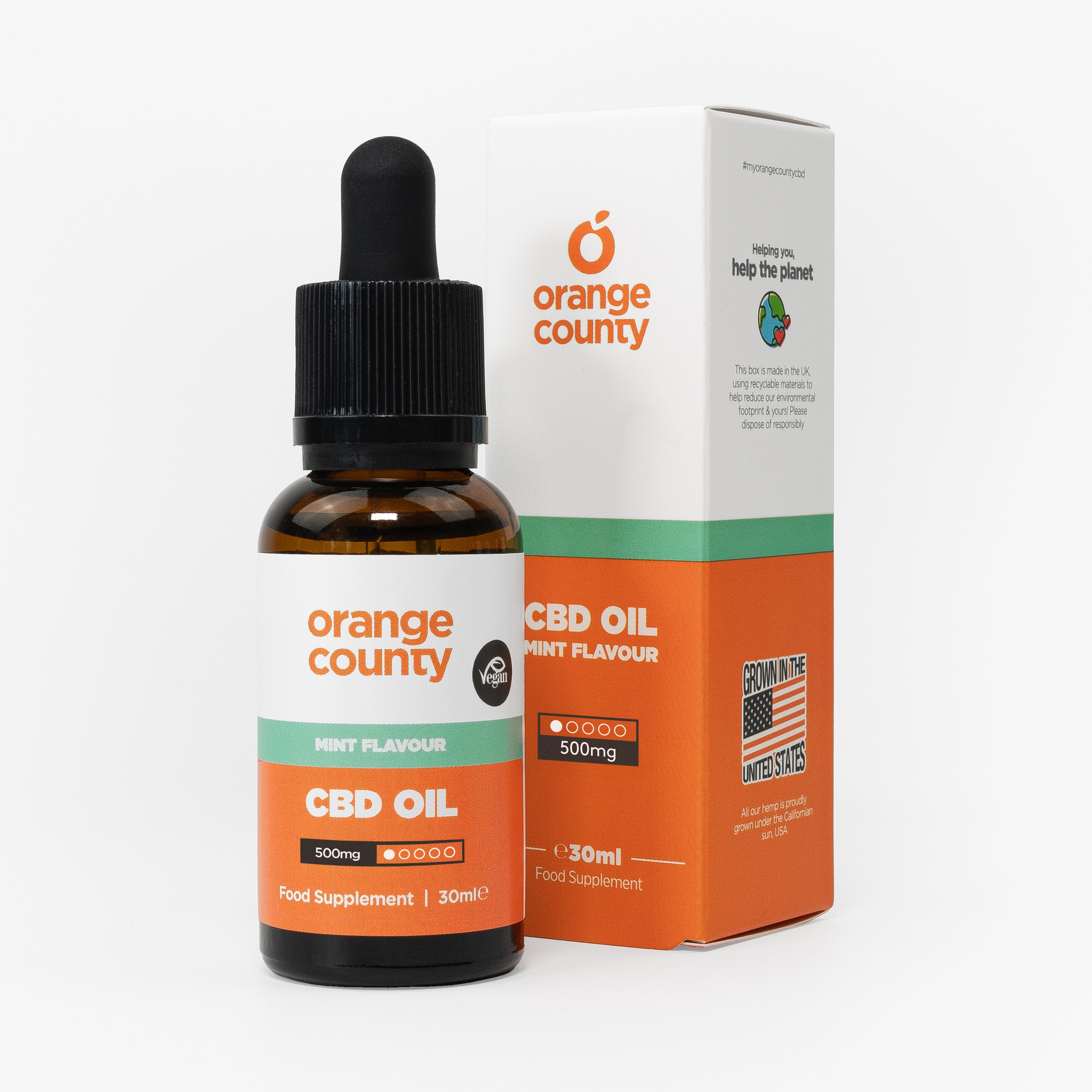 Orange County Broad-Spectrum CBD Oil with Natural Flavours and Terpenes