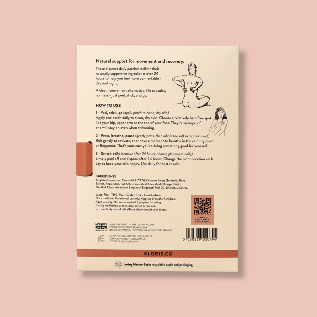 Kloris Muscle & Joint CBD Patches 16mg per Patch