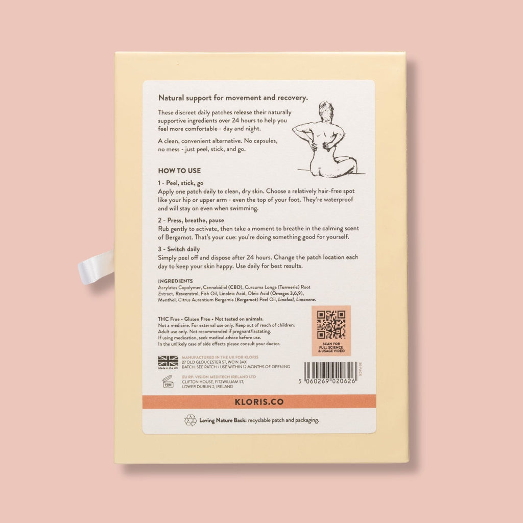 Kloris Muscle & Joint CBD Patches 16mg per Patch