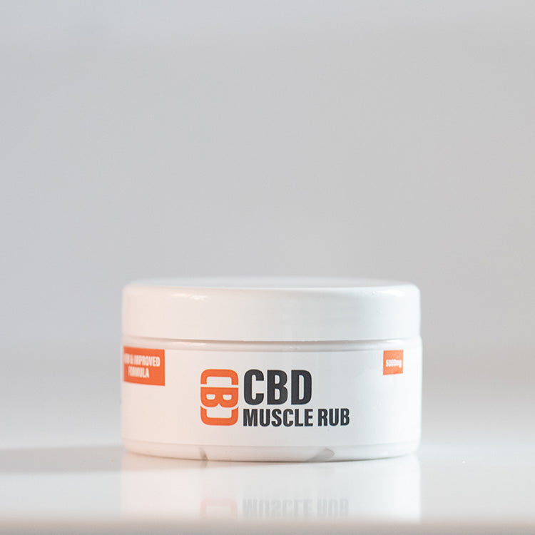 CBD Asylum CBD Skincare CBD Muscle Rub 1000mg-5000mg 100ml