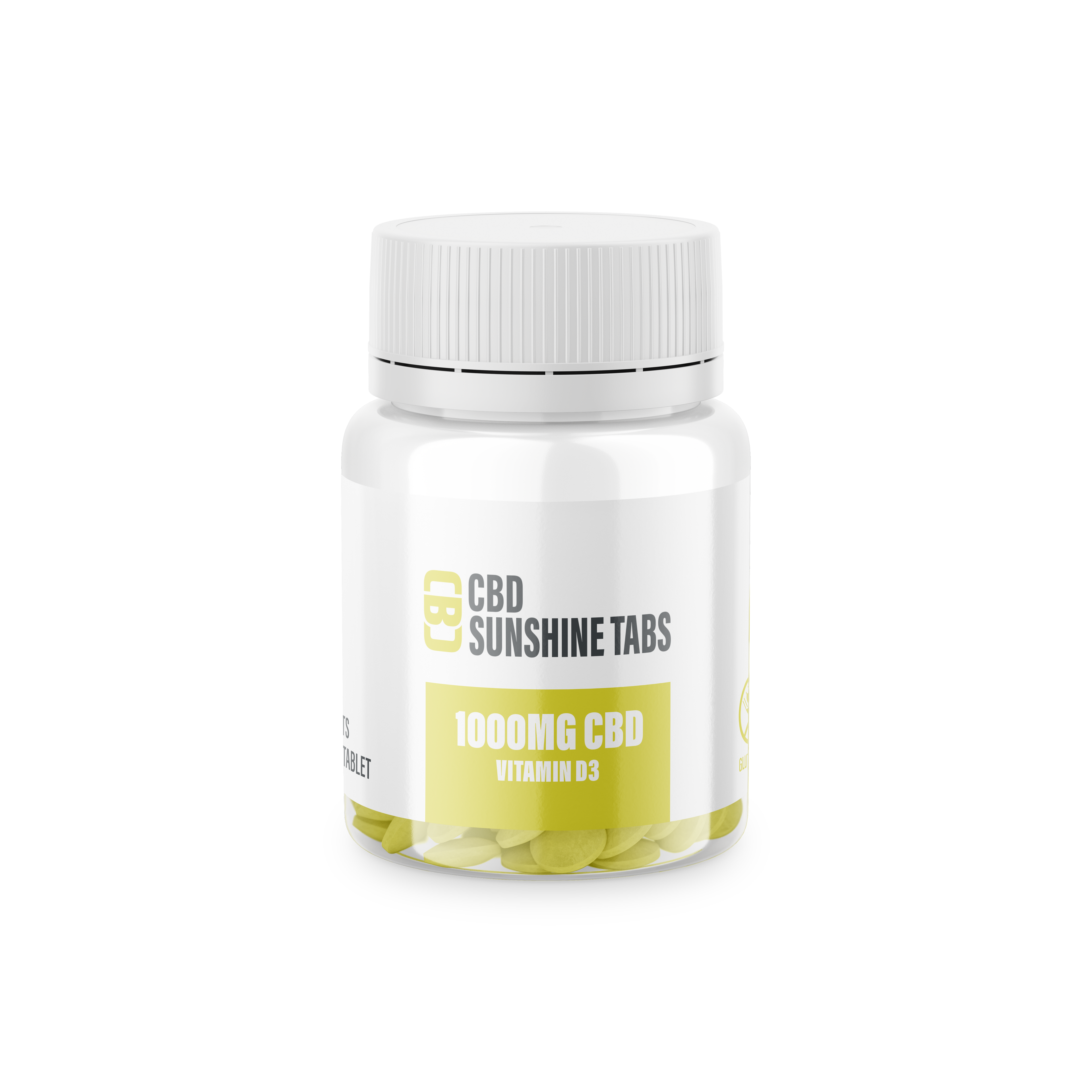 CBD Asylum Sunshine Tablets 1000mg CBD & Vitamin D3 100 Tablets