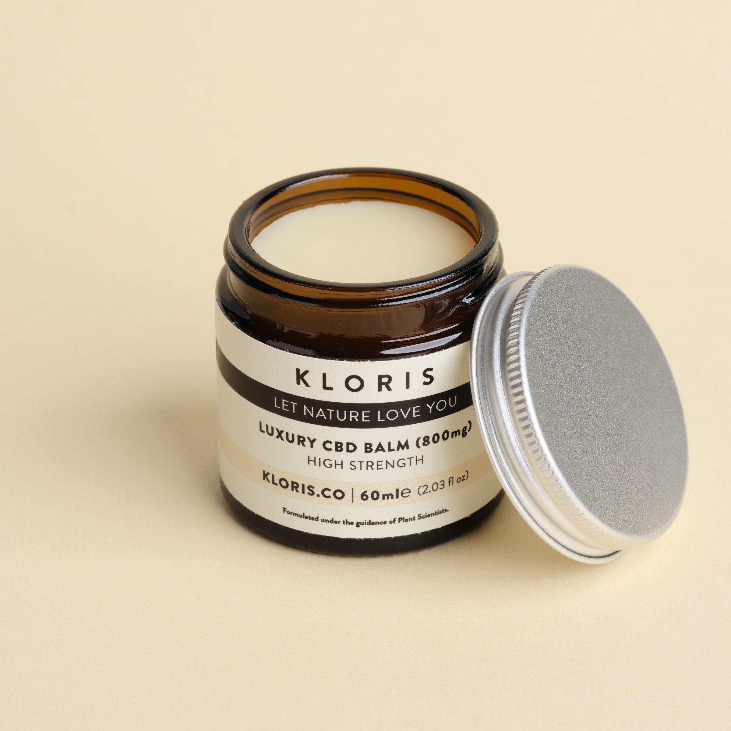 Kloris High Strength Luxury CBD Balm 10ml to 60ml