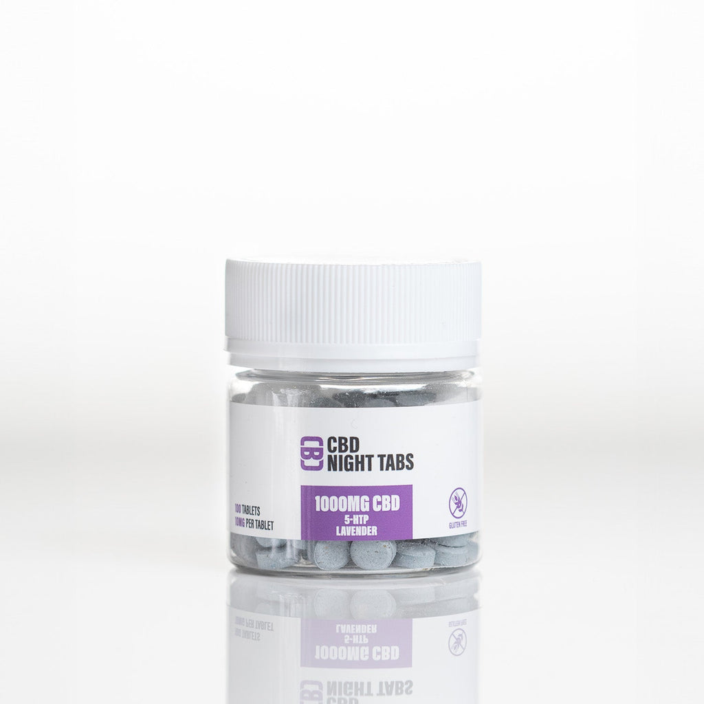 CBD Asylum CBD Night Tablets 1000mg CBD + 5-HTP & Lavender – 100 Tabs