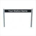 TT Scale Personalised Post-Privatisation Station Name Board (Single-Sided)