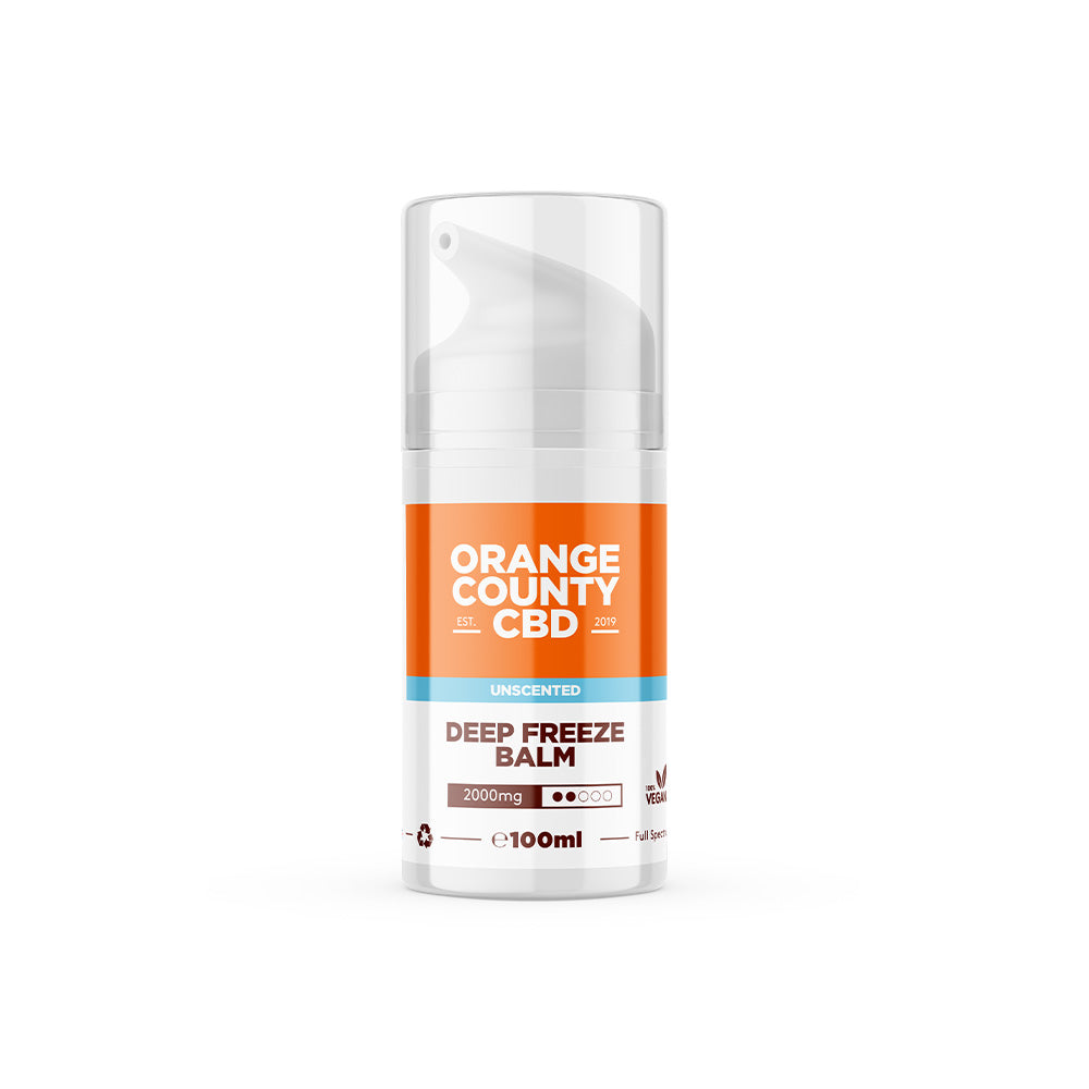Orange County CBD Deep Freeze Muscle Balm with Cooling Broad-Spectrum CBD