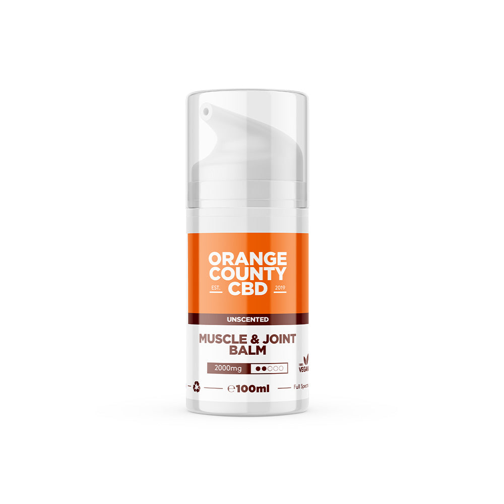 Orange County CBD Muscle & Joint Balm with Broad-Spectrum CBD and Essential Oils