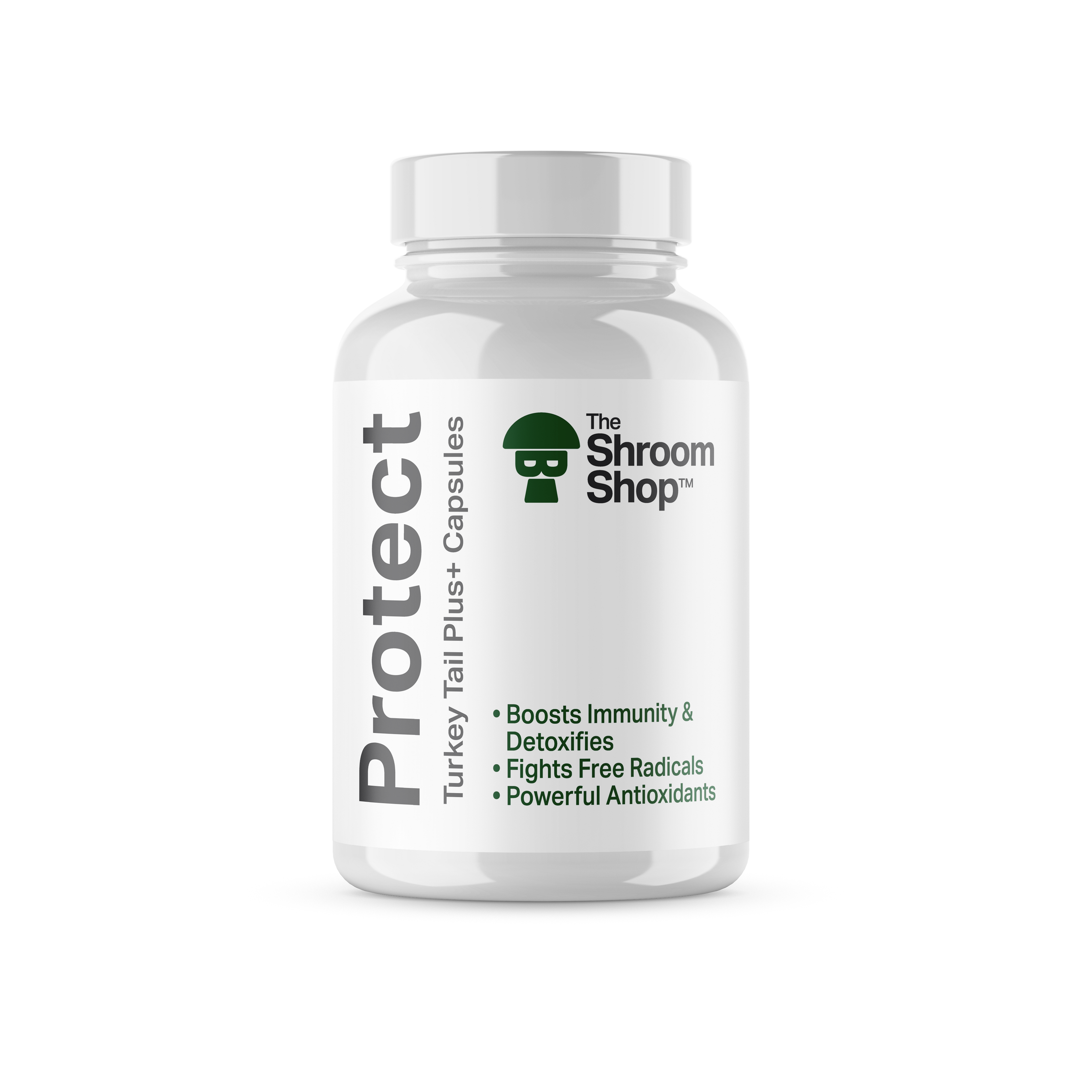 The Shroom Shop Premium Mushroom Capsules with Superfood Extracts for Wellness