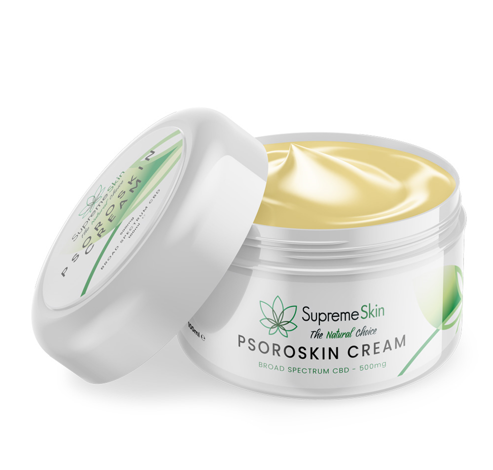 SupremeCBD Psoroskin CBD Healing Cream with Botanical Extracts for Sensitive Skin