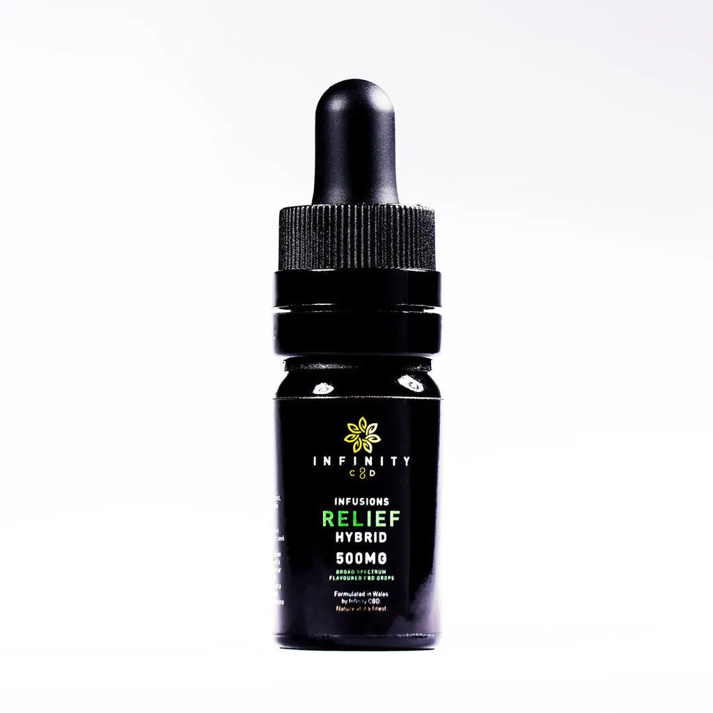 RELIEF Terpene Infused CBD Oil Drops Broad Spectrum 500mg to 2000mg