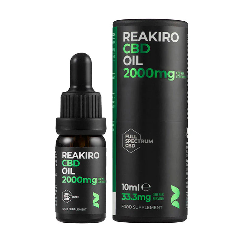 Reakiro Full Spectrum CBD Oil 300mg-1500mg - 10ml