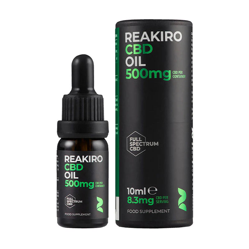 Reakiro Full Spectrum CBD Oil 300mg-1500mg - 10ml