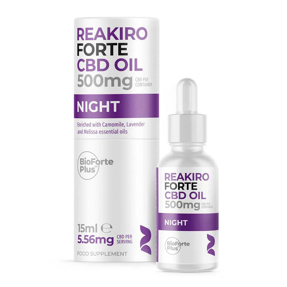 Reakiro Forte CBD Oil 500mg to 1000mg with BioMax Forte - 15ml
