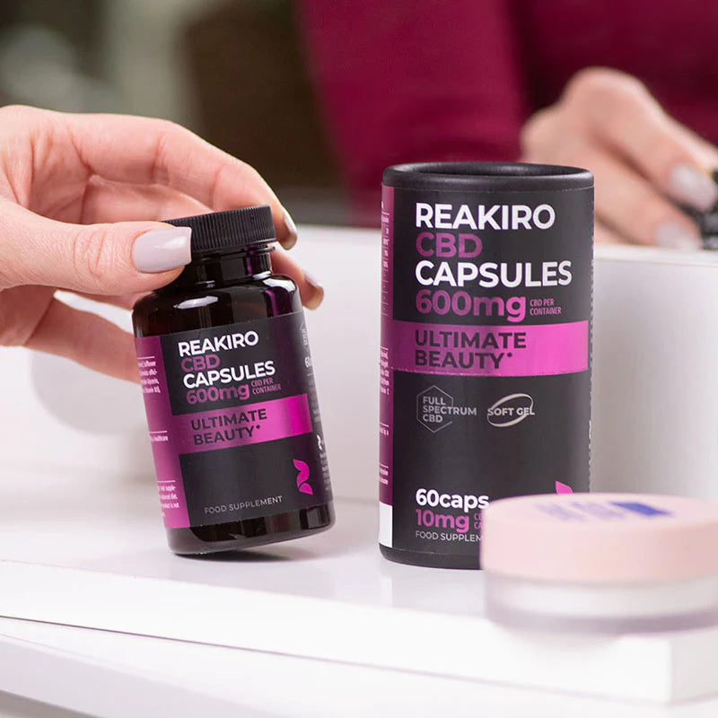 Reakiro Ultimate Beauty CBD Capsules 600mg 60pcs