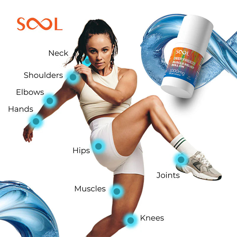 SOOL 1000mg Deep Freeze Muscle Relief CBD Roll On - 50ml