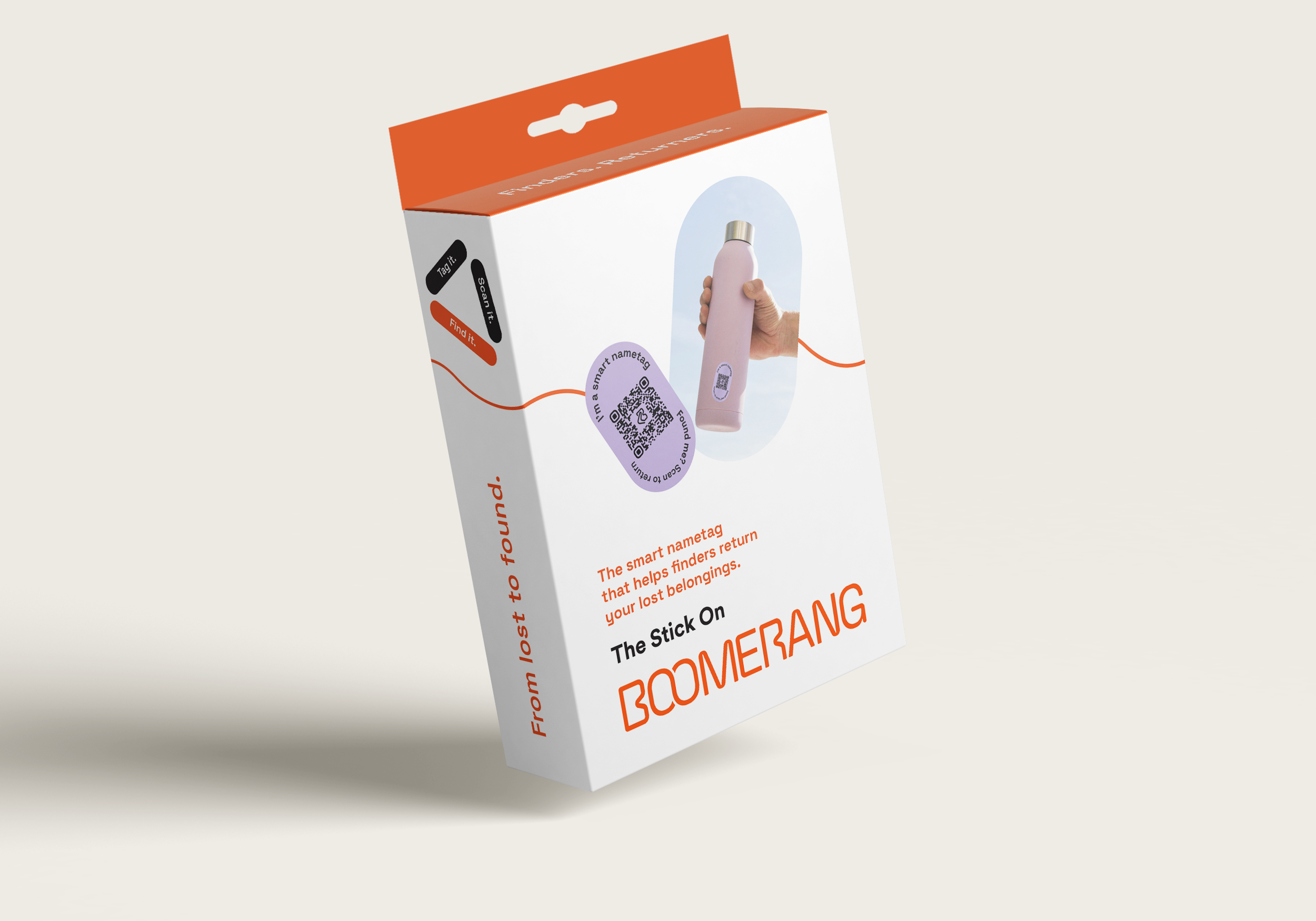 Boomerang Tag Stadium 24-Pack Unique Shape ID Tags (UK)