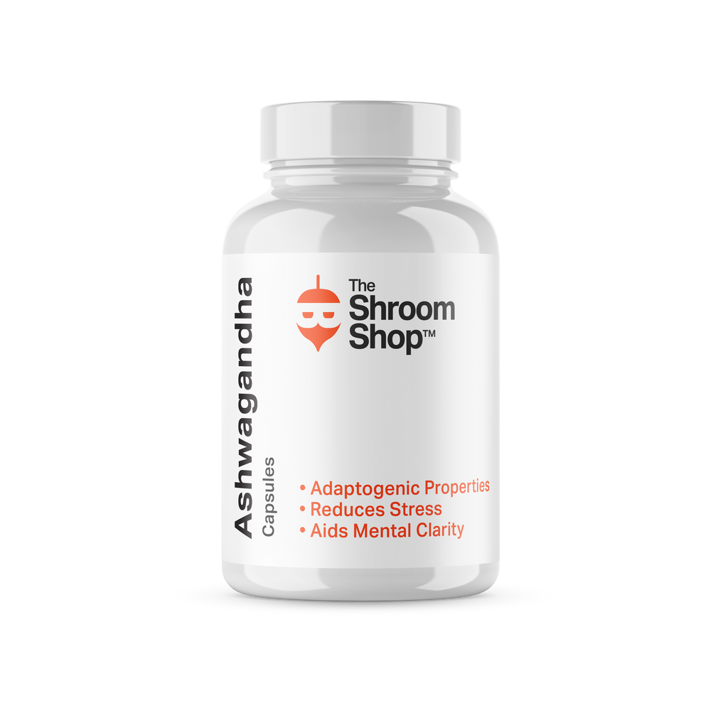 The Shroom Shop Premium Mushroom Capsules with Superfood Extracts for Wellness