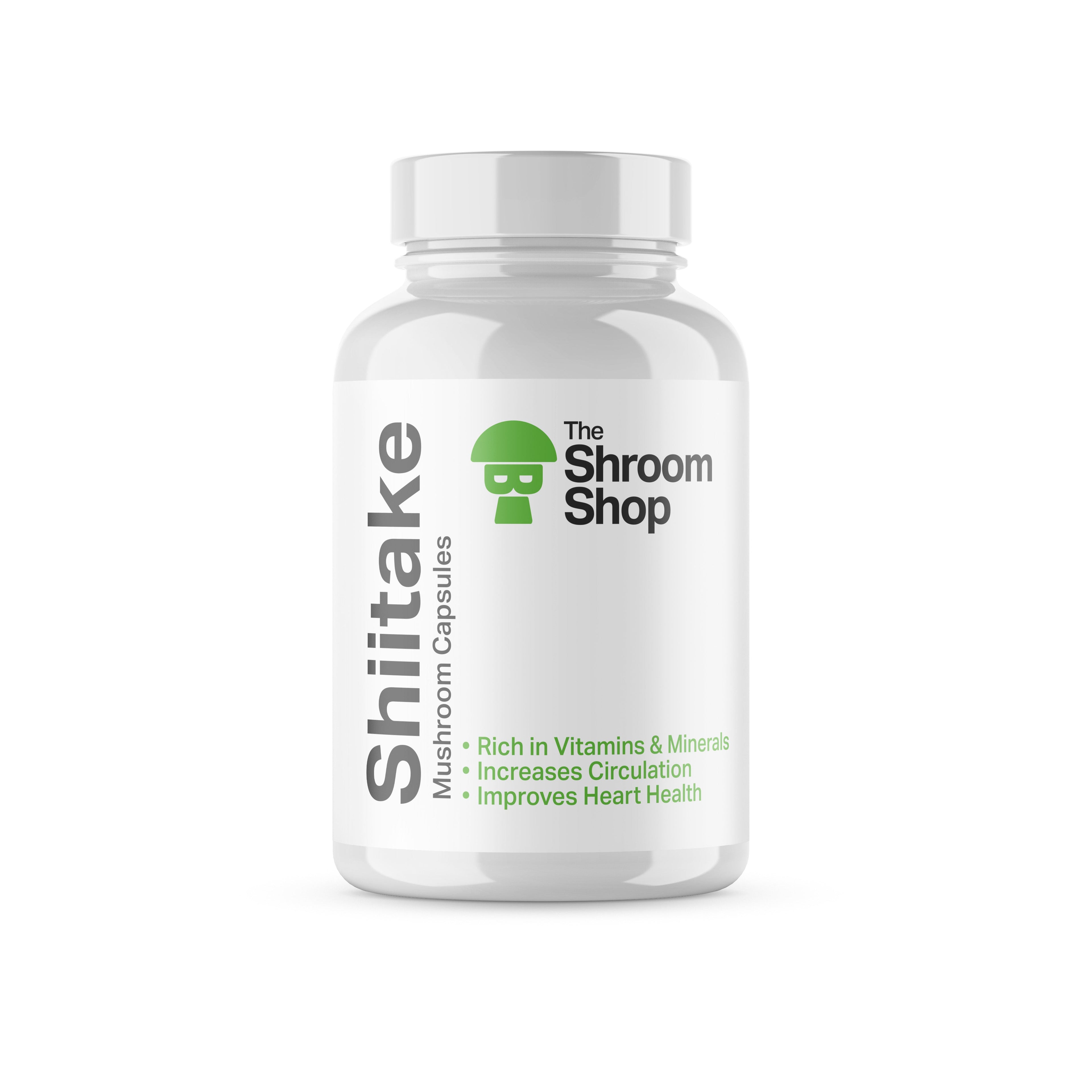 The Shroom Shop Premium Mushroom Capsules with Superfood Extracts for Wellness