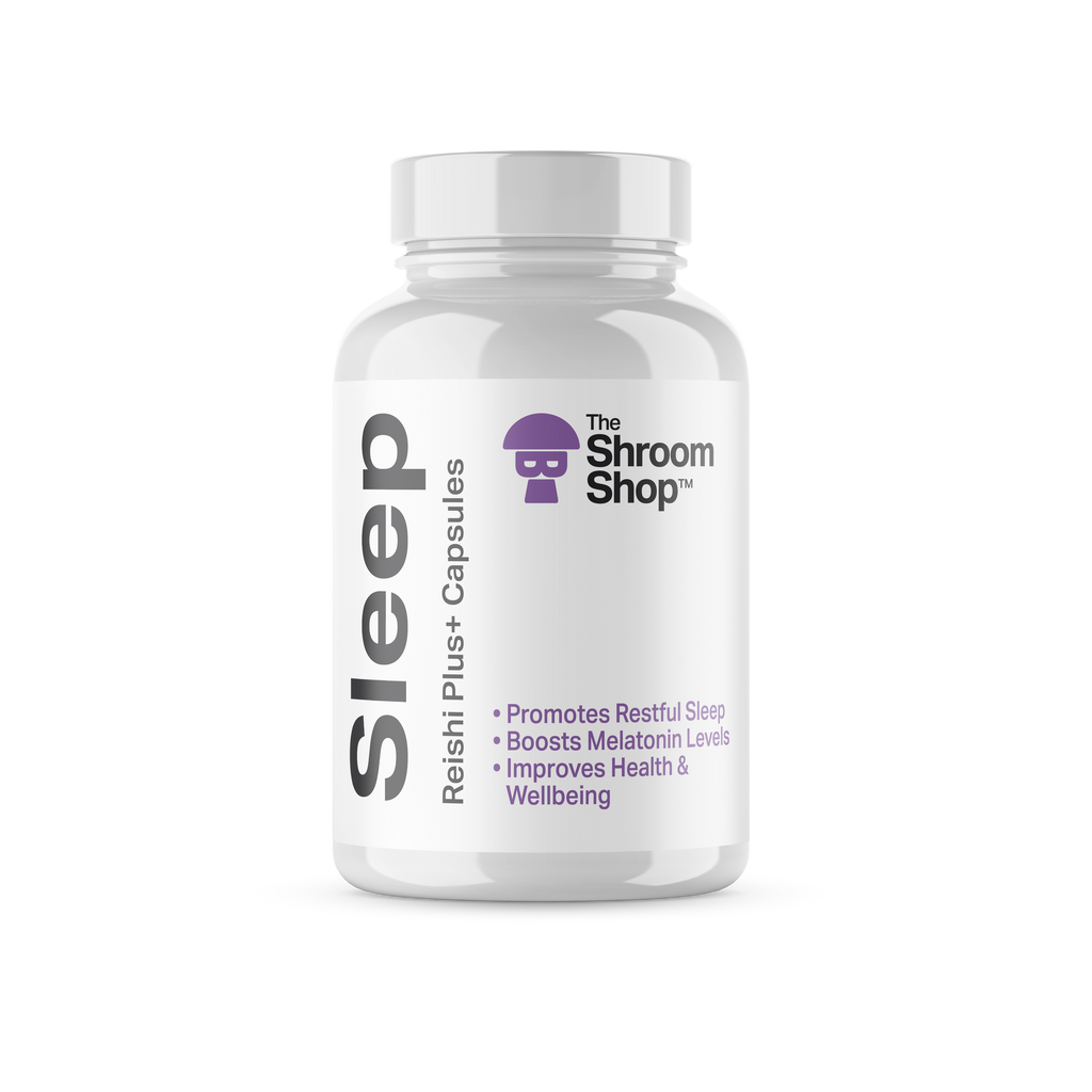 The Shroom Shop Premium Mushroom Capsules with Superfood Extracts for Wellness