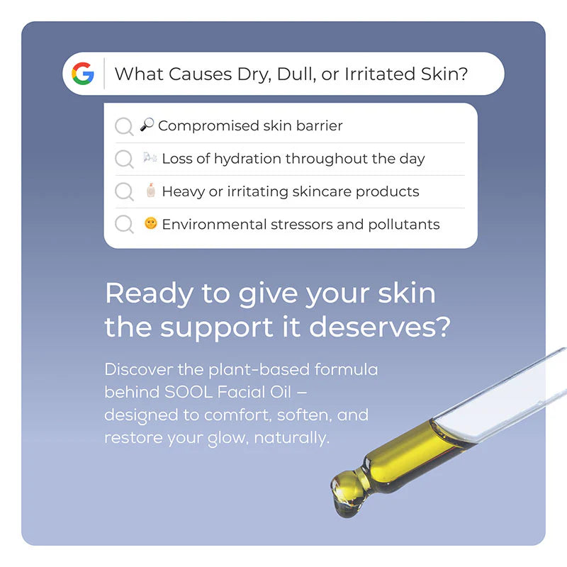 SOOL 300mg Renew & Protect CBD Facial Oil CBD - 30ml