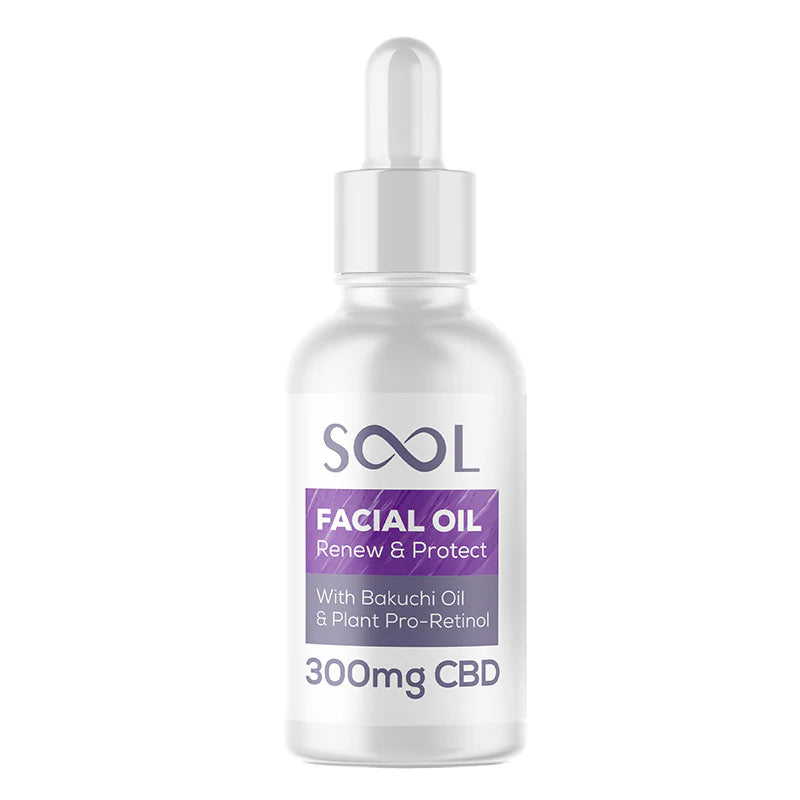 SOOL 300mg Renew & Protect CBD Facial Oil CBD - 30ml