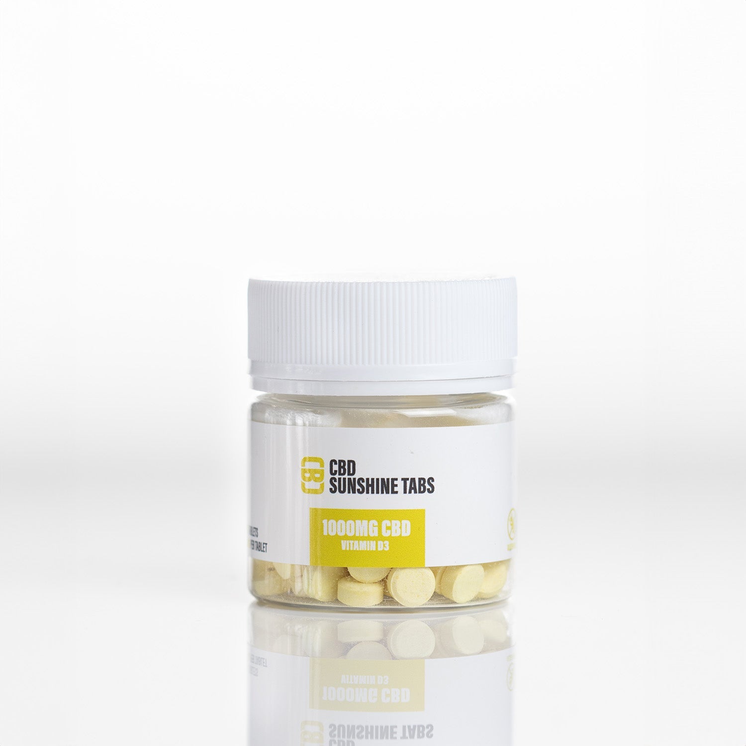 CBD Asylum Sunshine Tablets 1000mg CBD & Vitamin D3 100 Tablets