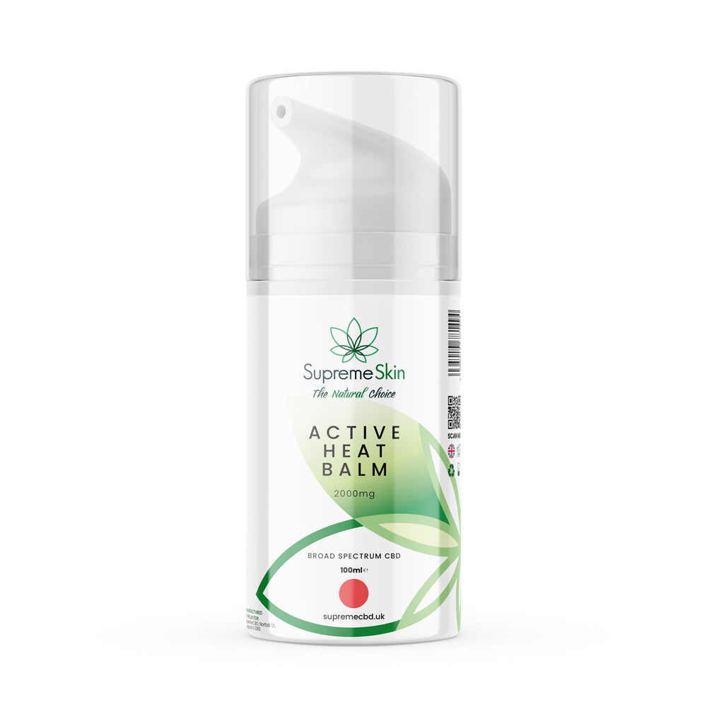 SupremeCBD Active Heat Balm - 1000mg to 2000mg