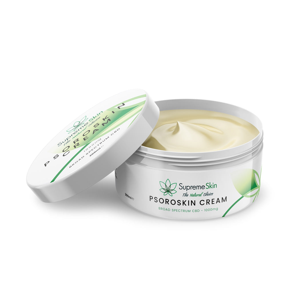 SupremeCBD Psoroskin CBD Healing Cream with Botanical Extracts for Sensitive Skin