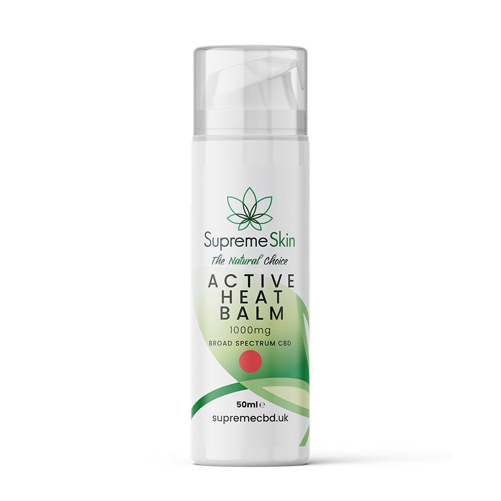 SupremeCBD Active Heat Balm - 1000mg to 2000mg