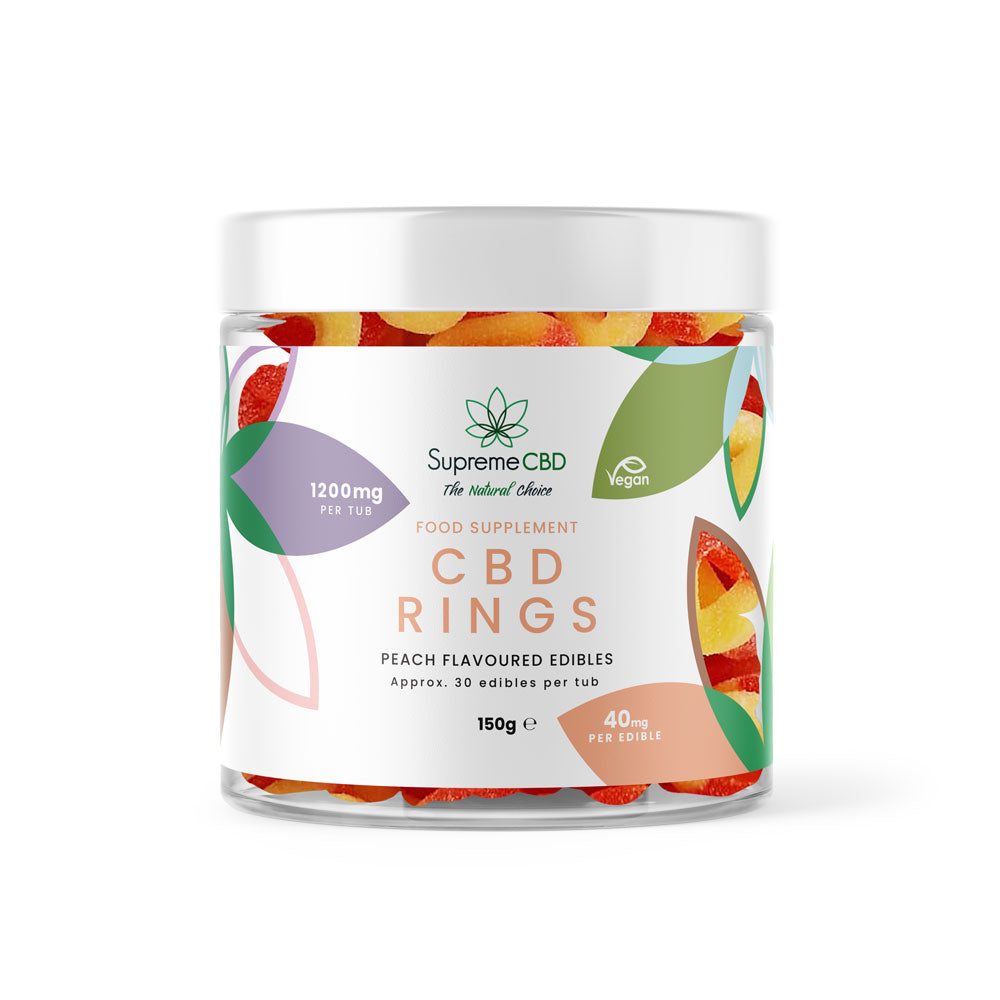SupremeCBD Broad-Spectrum CBD Gummies Vegan Halal Friendly THC-Free