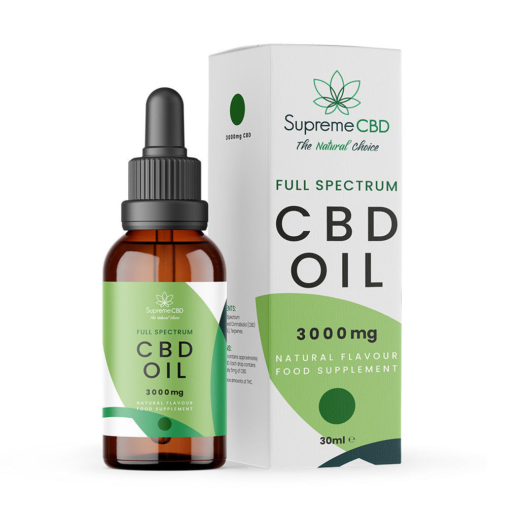 SupremeCBD Full-Spectrum Organic CBD Oil 1000mg to 24000mg