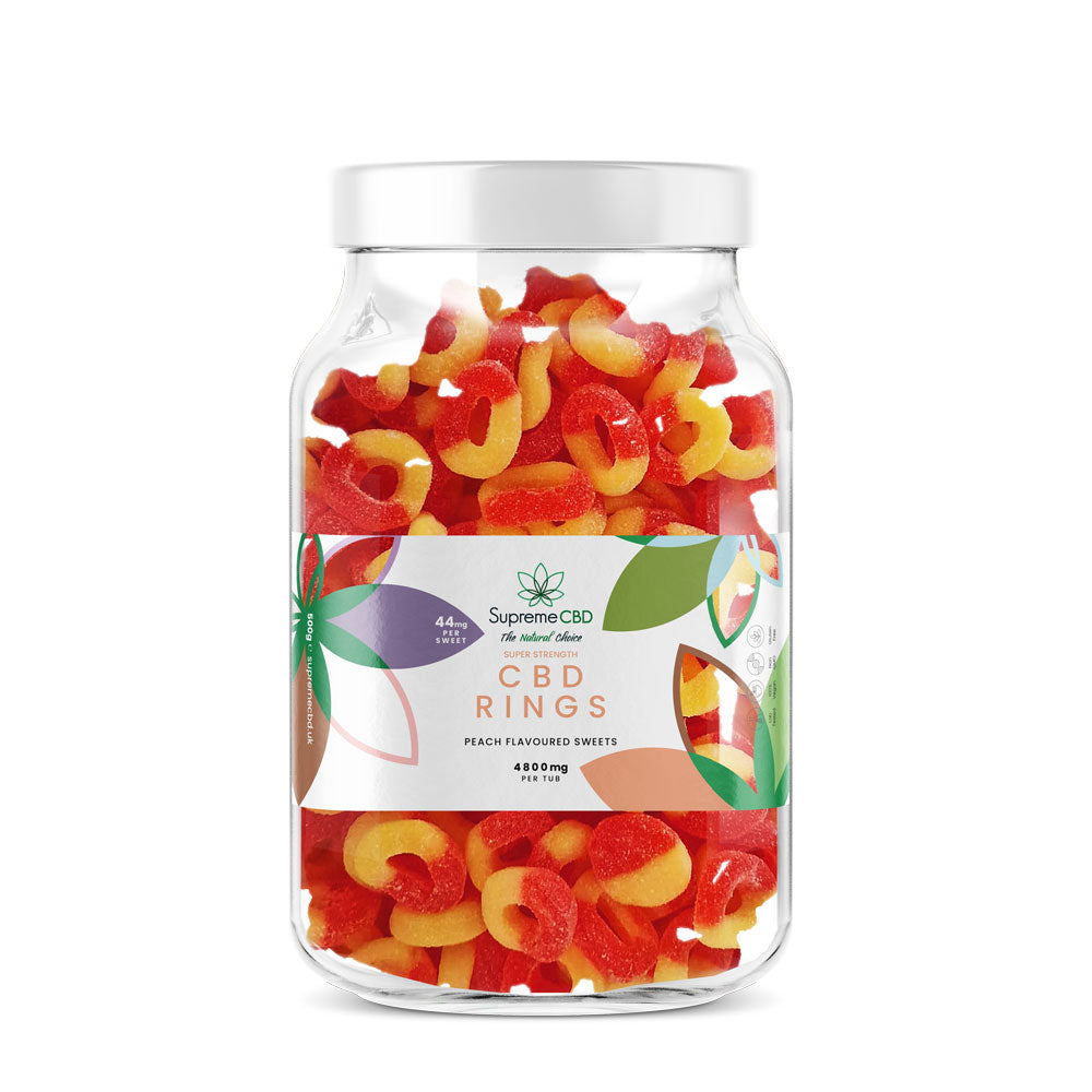 SupremeCBD Large Broad-Spectrum CBD Gummies 1600mg to 4800mg