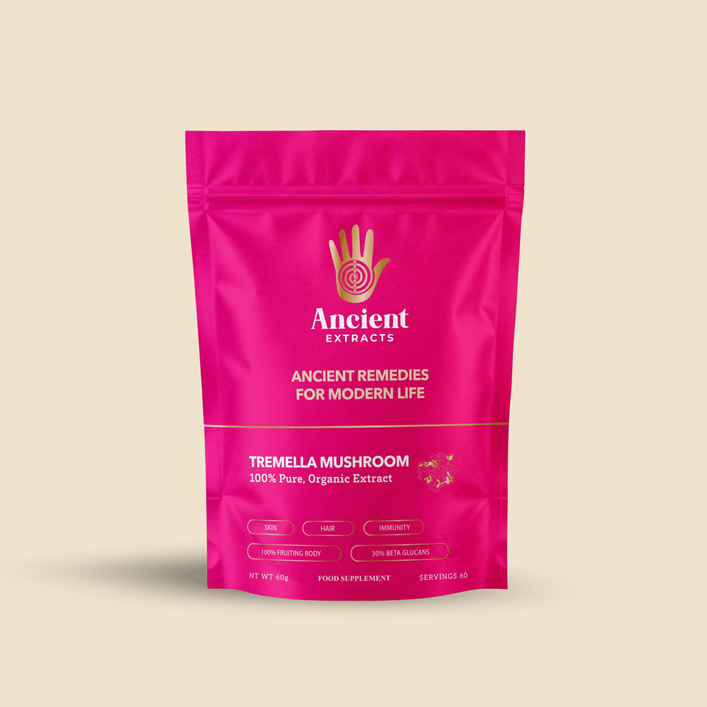 Ancient Extracts Tremella Mushroom Extract Powder 15:1, 30% Beta Glucans, Vegan