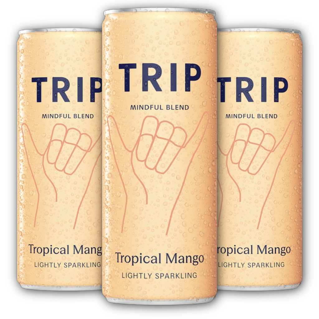 Trip Tropical Mango Magnesium Sparkling Drink 120mg