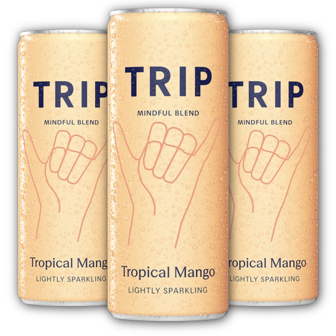 Trip Tropical Mango Magnesium Sparkling Drink 120mg