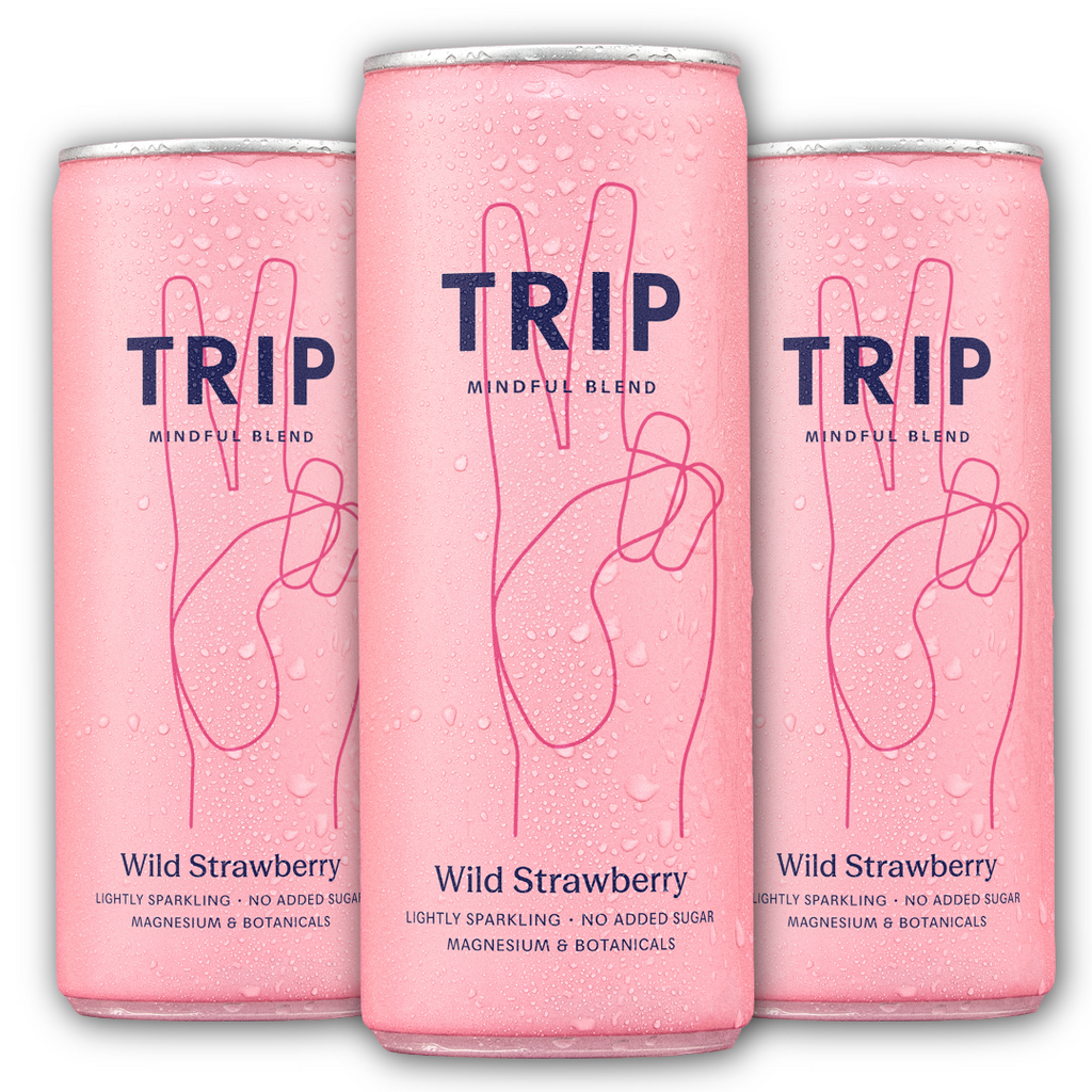 Trip Wild Strawberry Magnesium Sparkling Drink 120mg