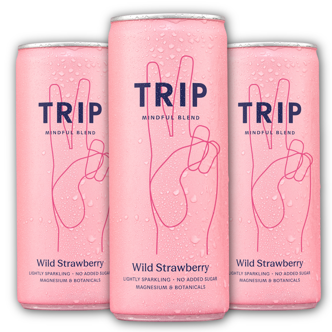 Trip Wild Strawberry Magnesium Sparkling Drink 120mg