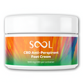 CBD Foot Cream by SOOL 500mg CBD 100ml Antiperspirant
