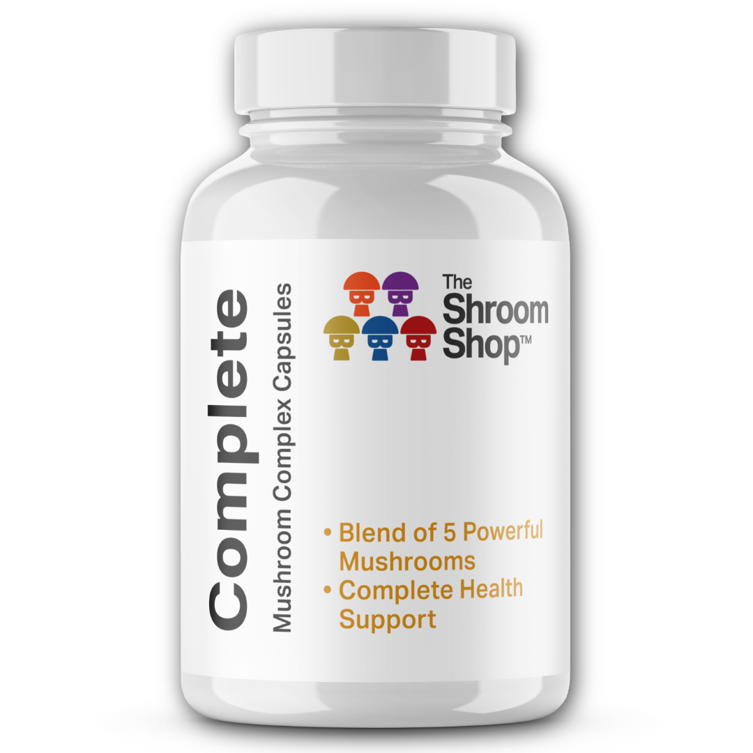 Complete Mushroom Complex Capsules by The Shroom Shop 750mg 150 Caps