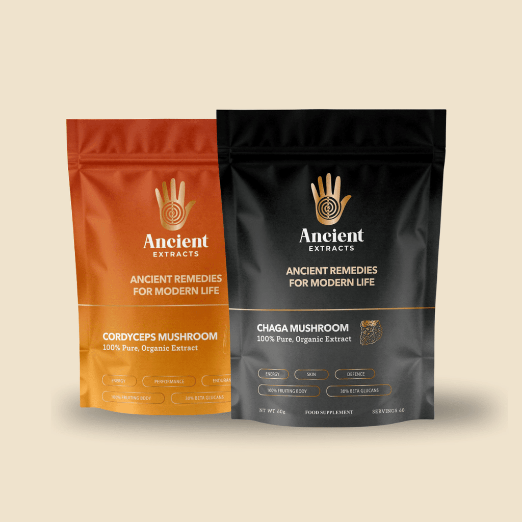 Ancient Extracts Cordyceps & Chaga Energy Support Extract Pair