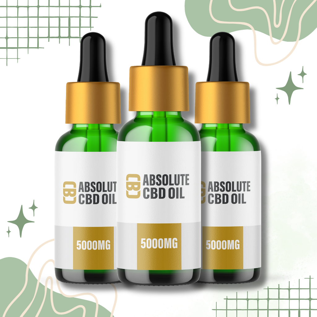 CBD Asylum Absolute CBD Isolate Oil 1000mg to 5000mg 20ml