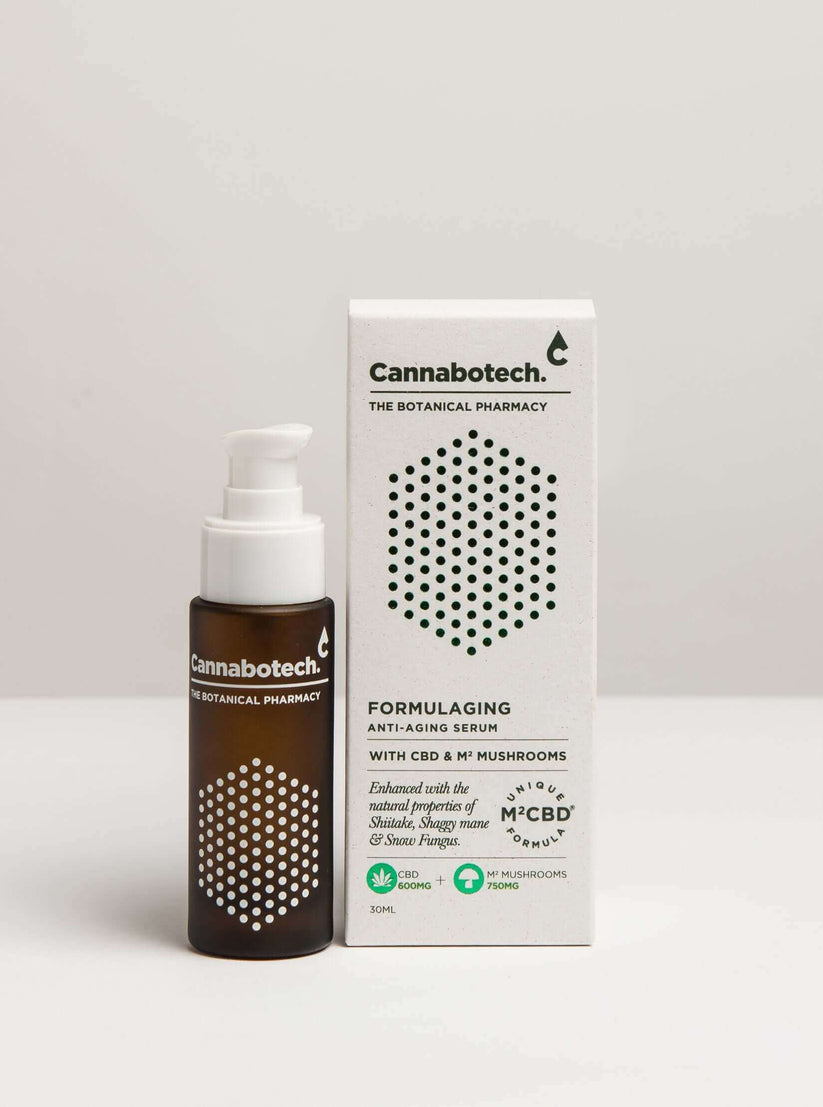 CBD Anti Aging Serum 30ml 600mg Functional Mushrooms – Hydrating Anti-Wrinkle Skin Care