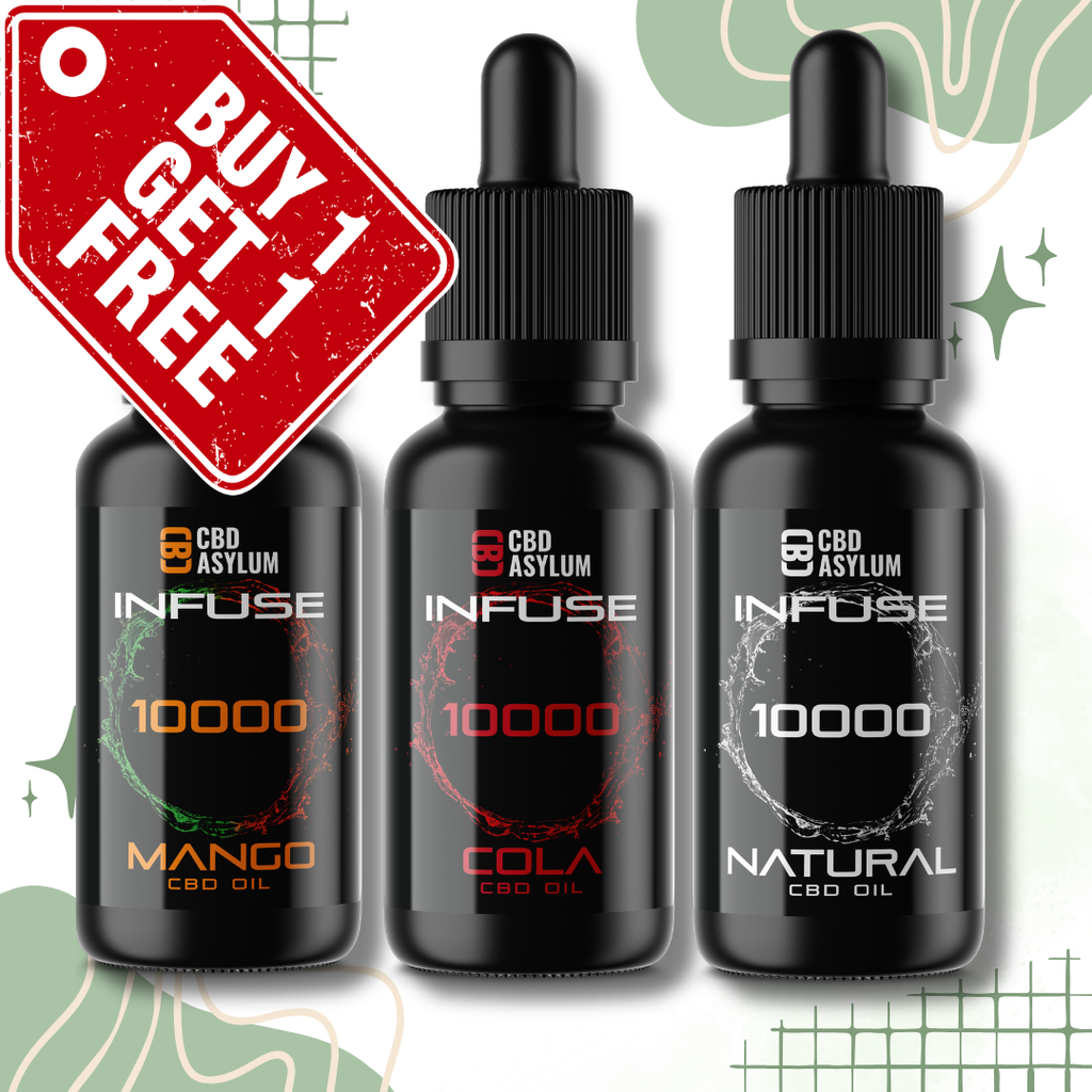CBD Asylum Flavour Infused CBD Oil 5000mg & 10000mg with MCT Oil