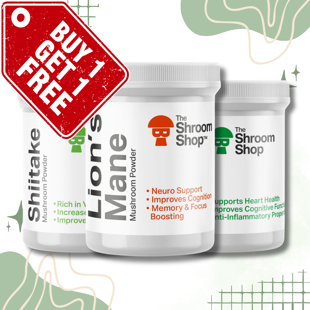 The Shroom Shop Premium Mushroom and Adaptogen Powder Extract
